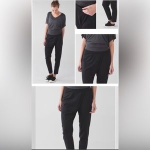 Lululemon Wrap It Up Trouser Legging Black 10 12